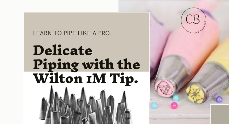 Delicate Piping with the Wilton 1M Tip: How to Decorate a Cake